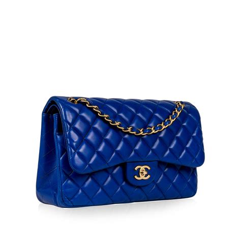 bottiglia chanel blu retro|royal blue Chanel bag.